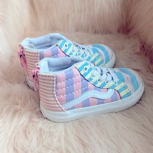 Vans high tops size 6 toddler girl